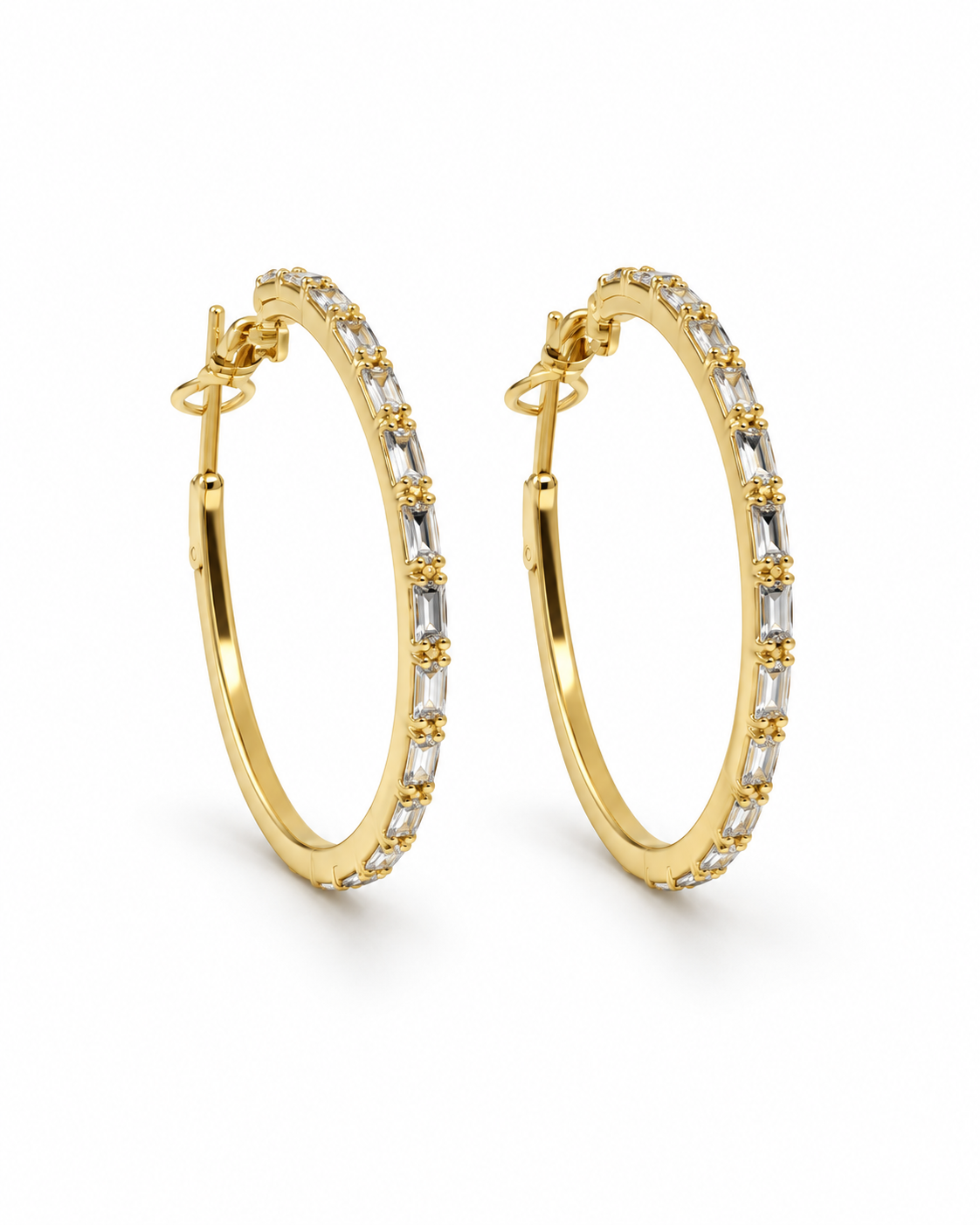 Skylar Baguette Hoop