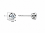 David Small Solitaire Stud