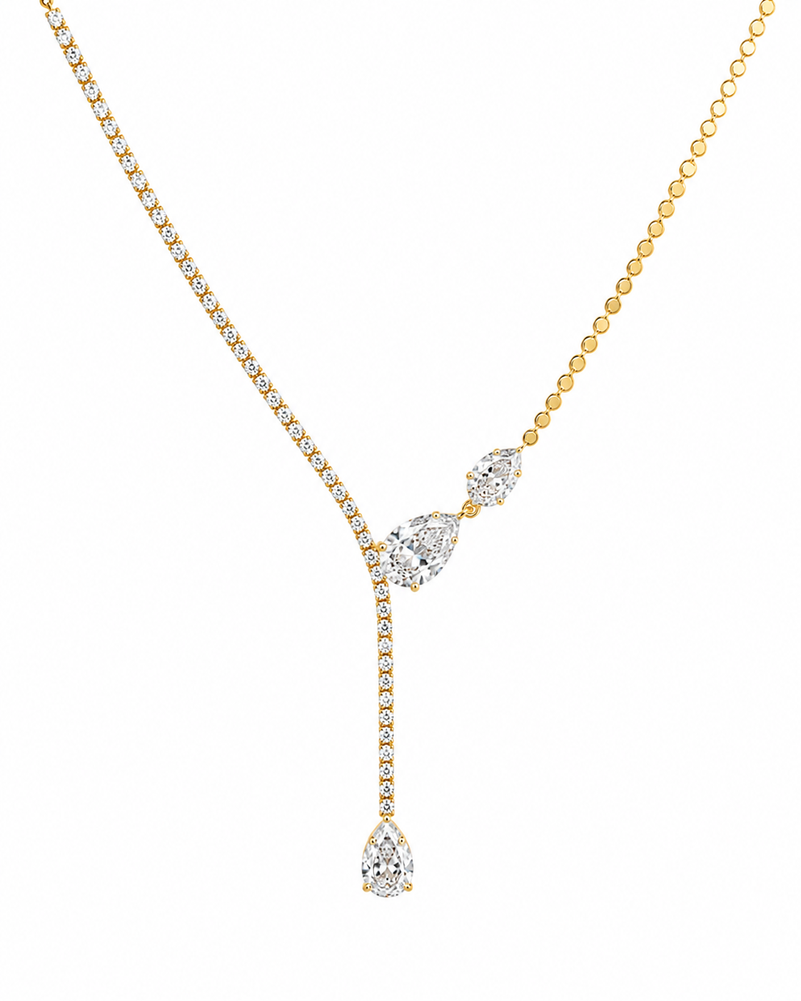 Daisy Pear Necklace