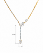 Daisy Pear Necklace