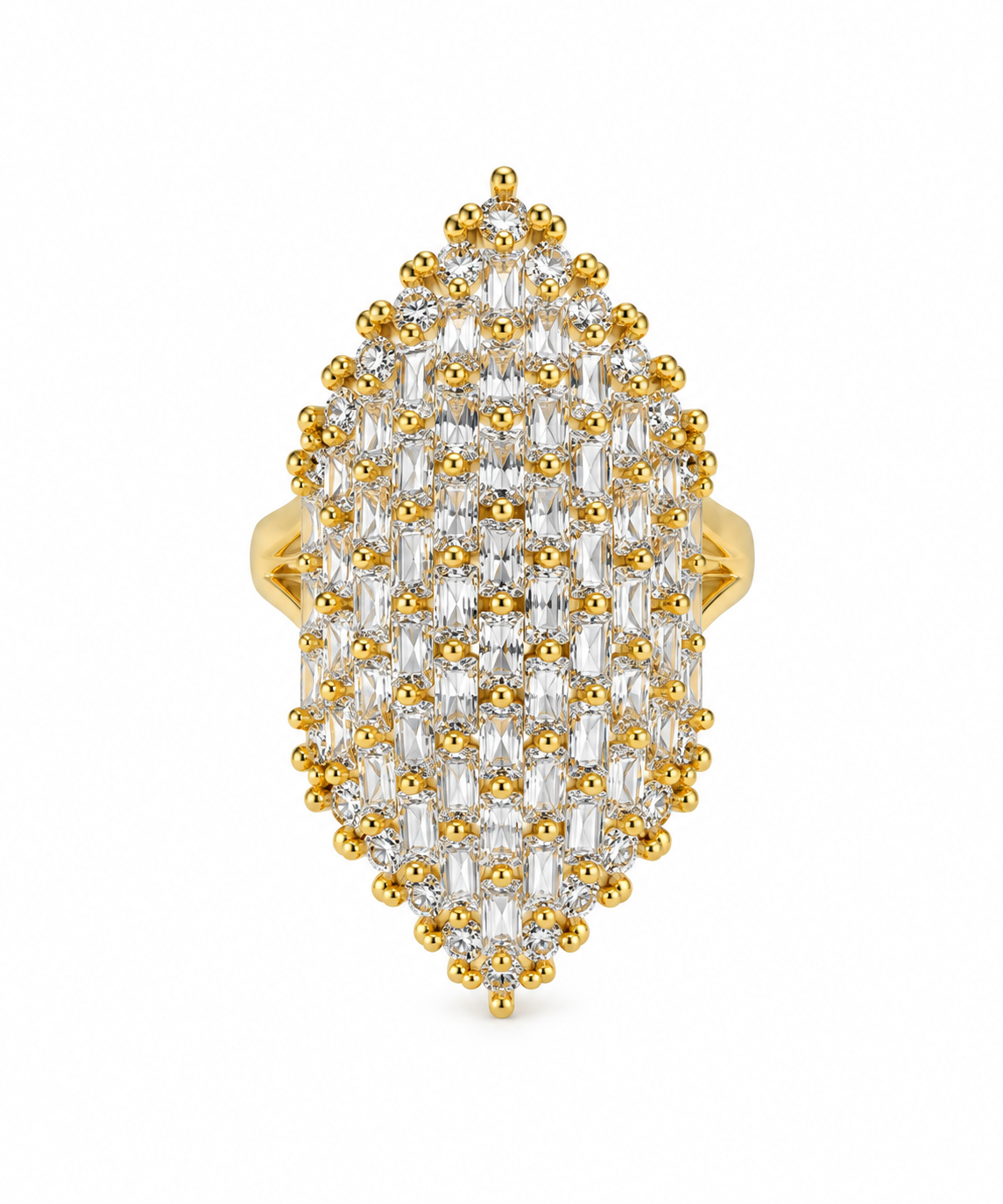Ornate Cluster Ring