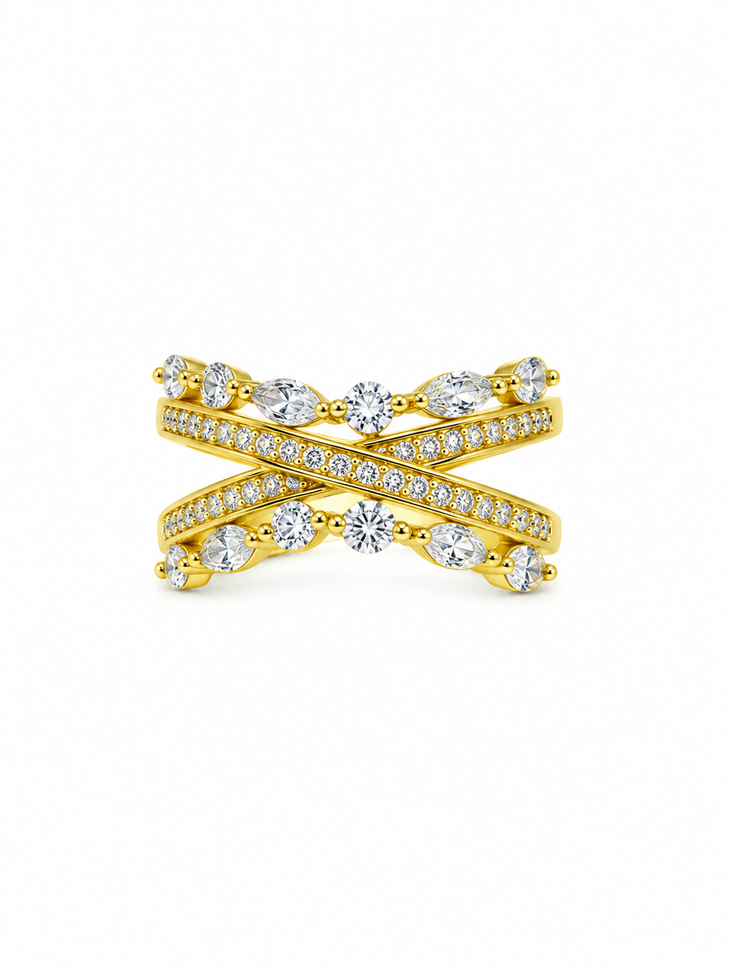 Alice Cross Ring
