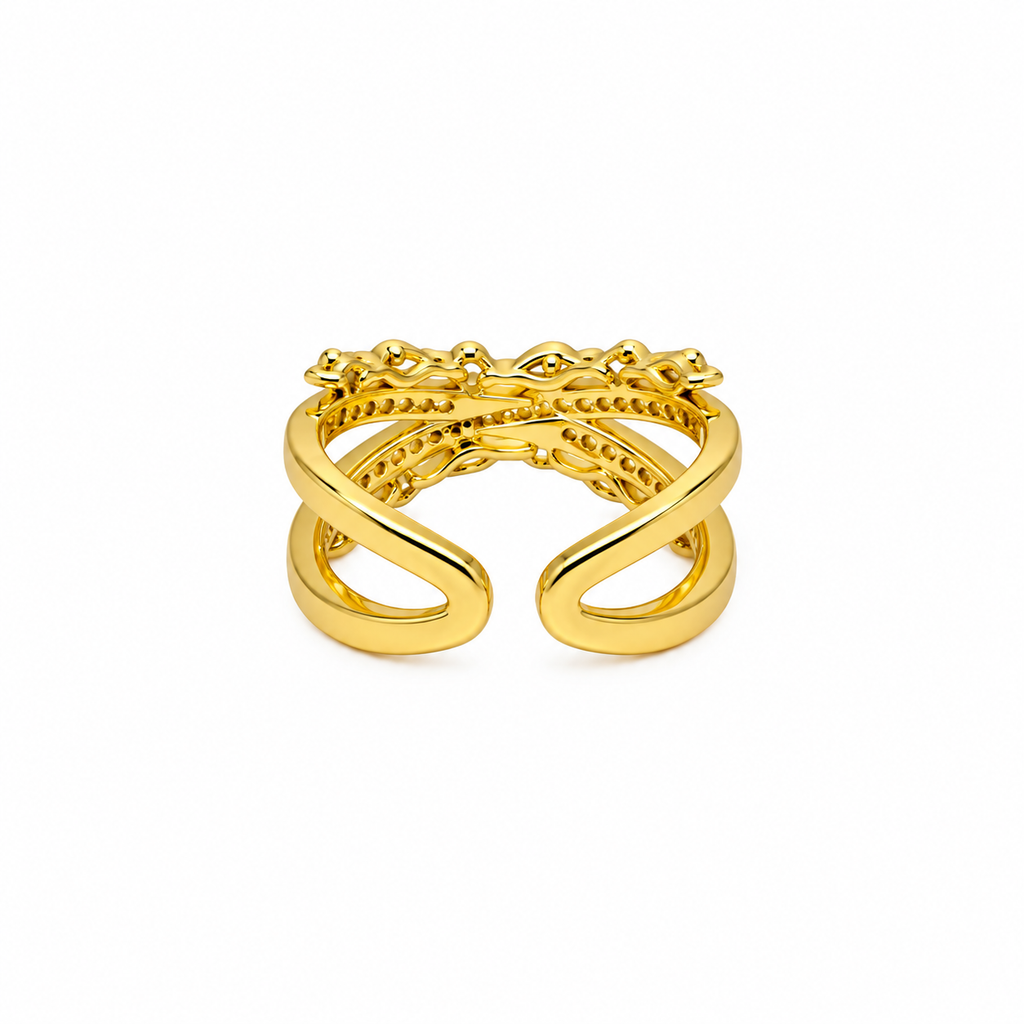 Alice Cross Ring