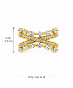Alice Cross Ring