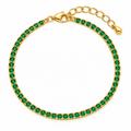 Chloe Green Tennis Bracelet