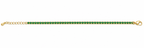Chloe Green Tennis Bracelet