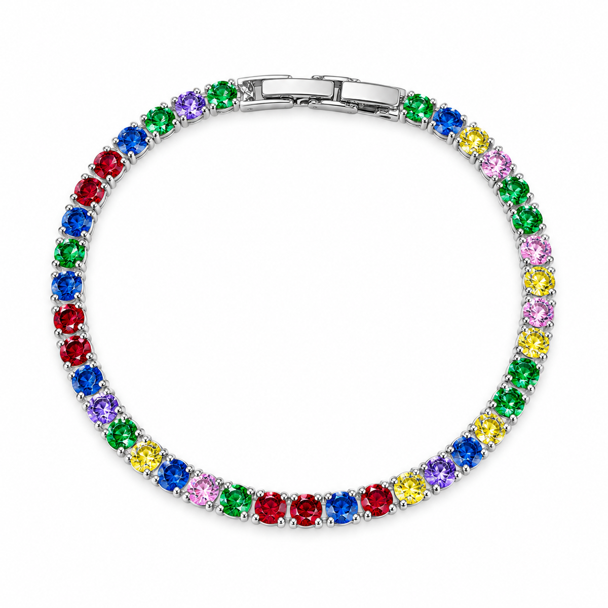 Daisy Rainbow Bracelet