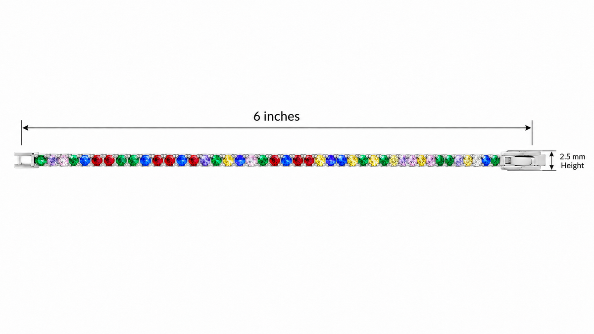 Daisy Rainbow Bracelet