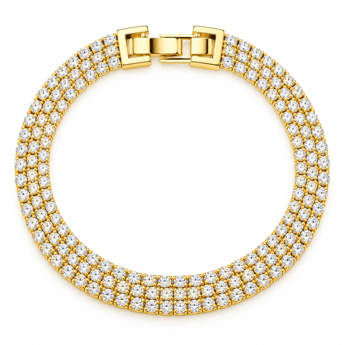 Talia 3 Layer Tennis Bracelet