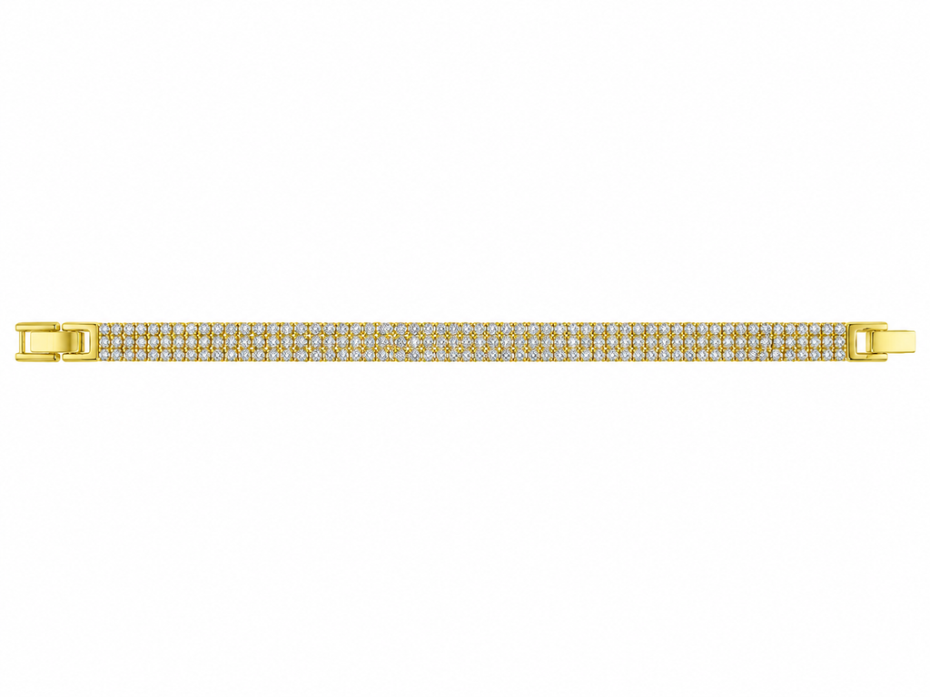 Talia 3 Layer Tennis Bracelet