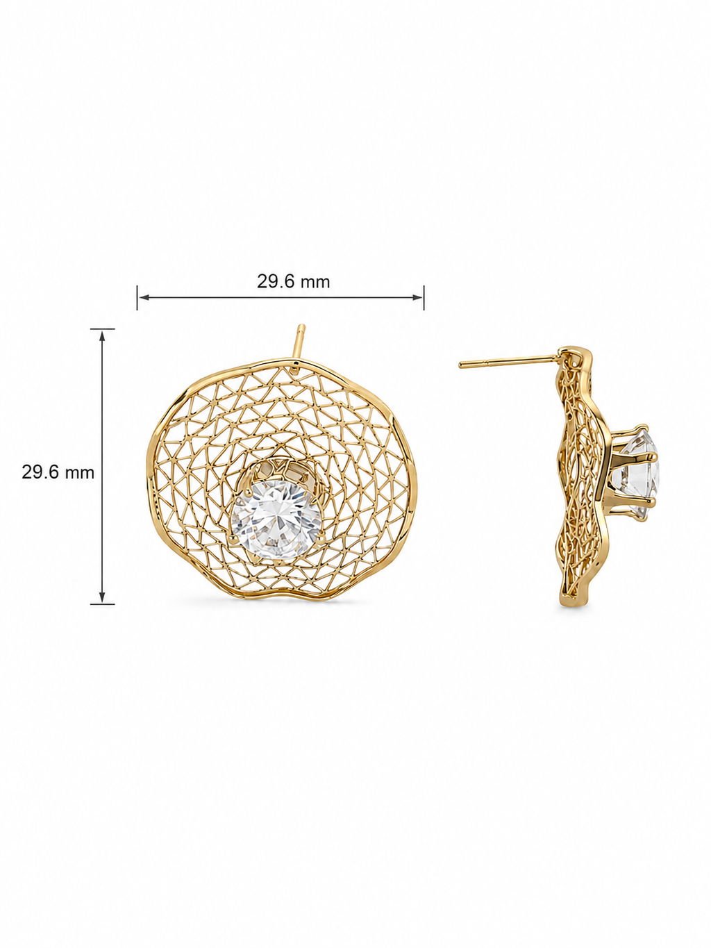 Florence Solitaire Earring