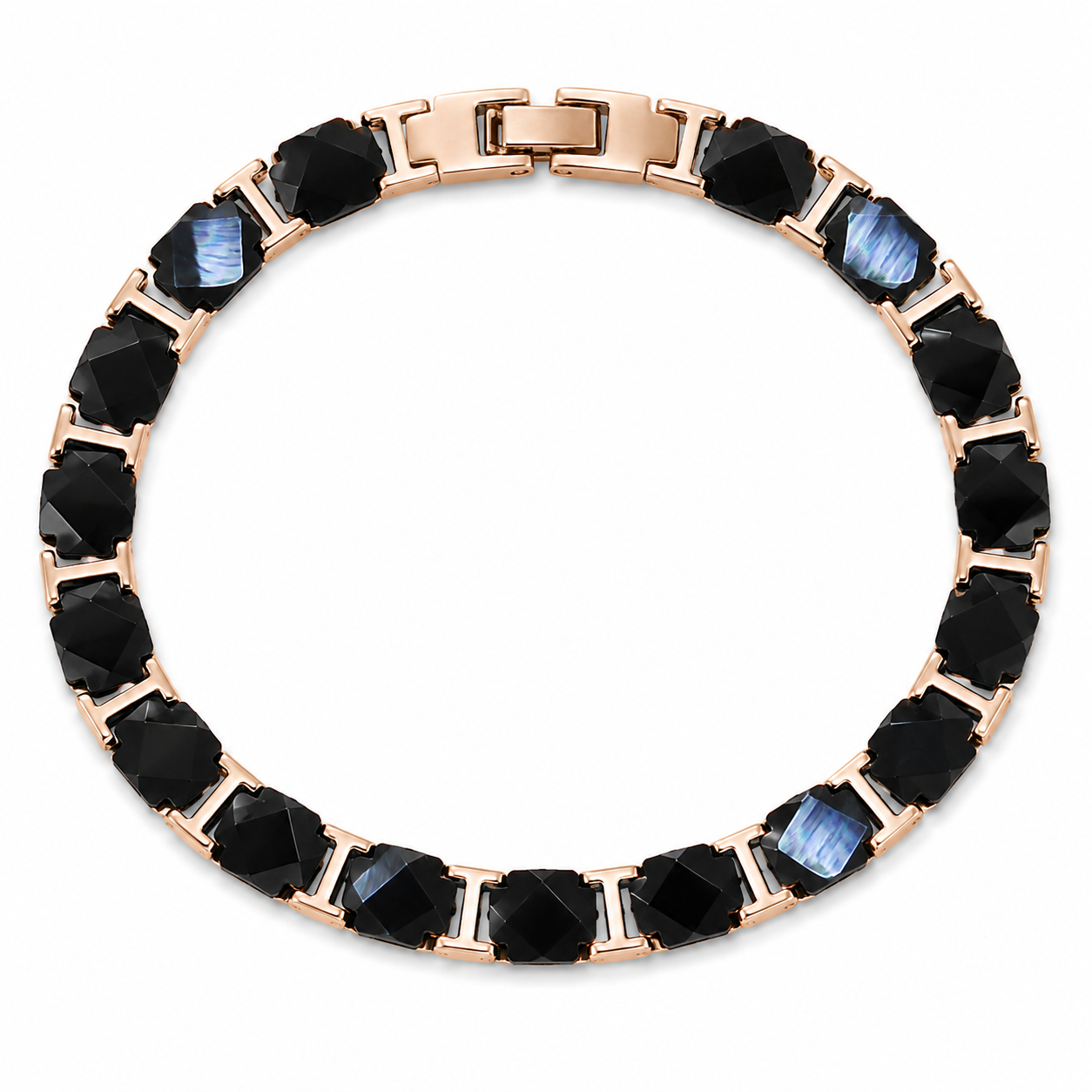 John Black Tennis Bracelet